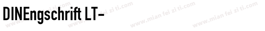 DINEngschrift LT字体转换